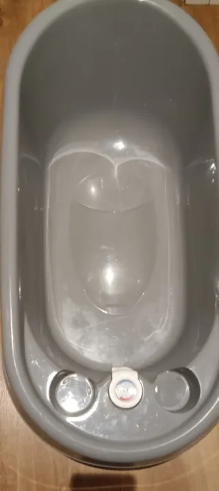 Bañera bebé plegable con termómetro