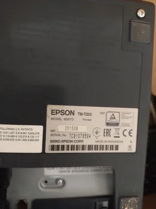 Impresora Térmica de Tickets Gris