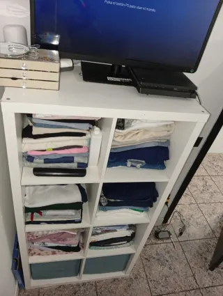 Estantería modular blanca