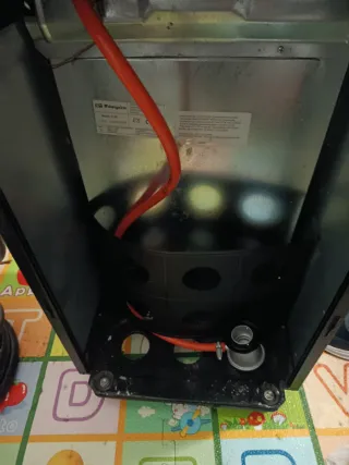 Estufa portátil negra