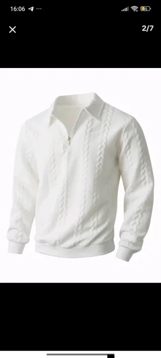 Jersey negro con cremallera