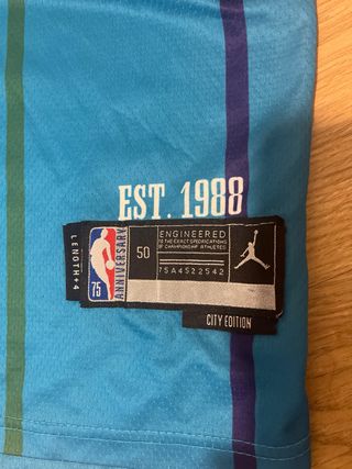 Camisetas NBA Lakers y Hornets Nike