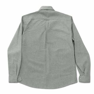Camisa Oxford gris verdoso hombre Corte clásico L