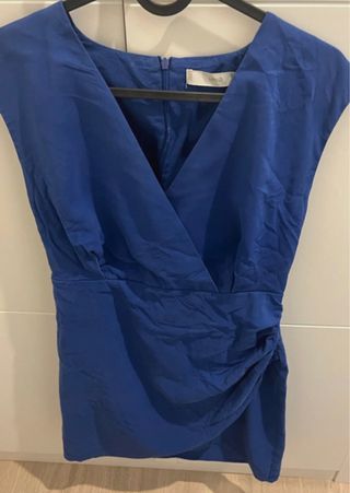 Vestido azul Mango