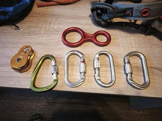 Conjunto Escalada Arnes Mammut Nuevo