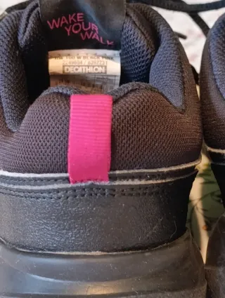 Deportivas Newfeel Negras y Rosas T  Decathlon