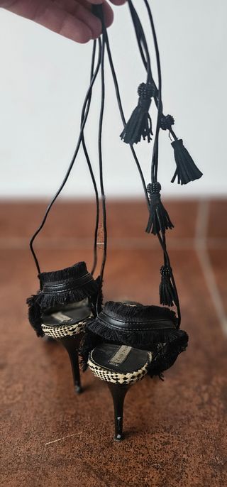 Sandalias Zara Tacón Talla 38