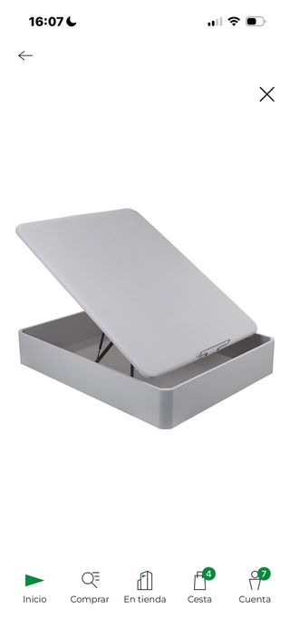 Canapé abatible Pikolin madera gris