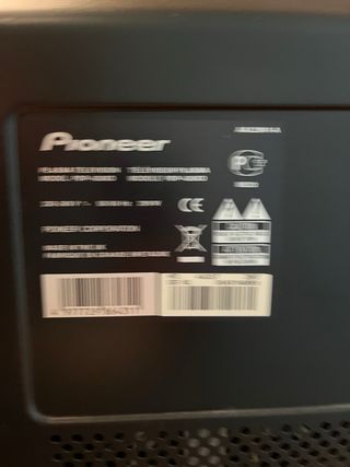 Televisión Pioneer 42 Negra