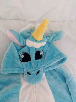 Disfraz Unicornio Azul Talla M