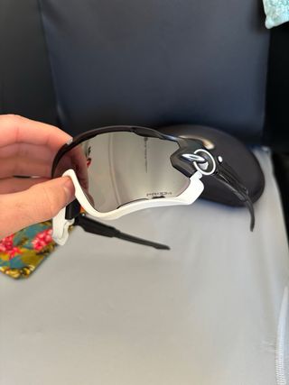 Gafas Oakley Jawbreaker negra blanca Prizm road