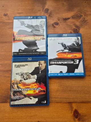 Pack 3 Películas Blu-ray Transporter