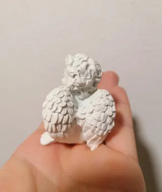 Angelo decorativo bianco