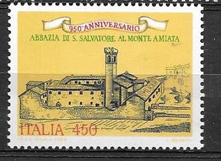 Italia 1985 Francobollo Abbazia S. Salvatore