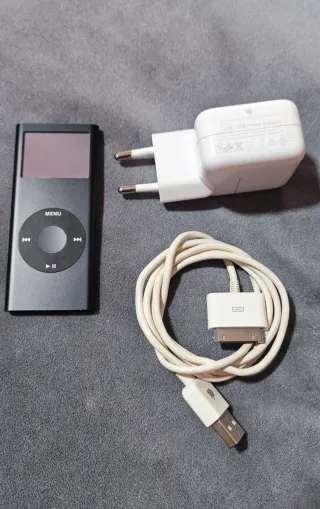 iPod Nano 2ª Gen 8GB + Cable + Cargador