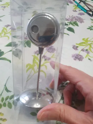 Orologio da tavolo in metallo