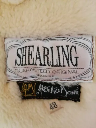 Giacca Montone Shearling Vintage Beige offerta.