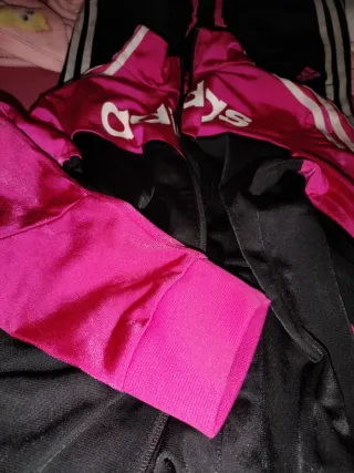 Conjunto Adidas S Rosa Fucsia y Negro oficial