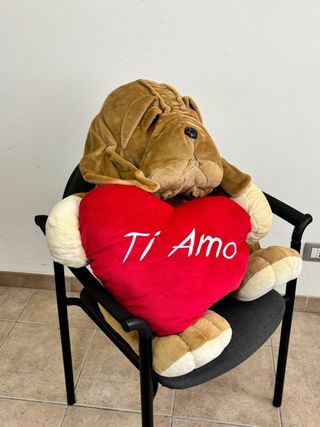 Peluche cane Dodo Ti Amo grande