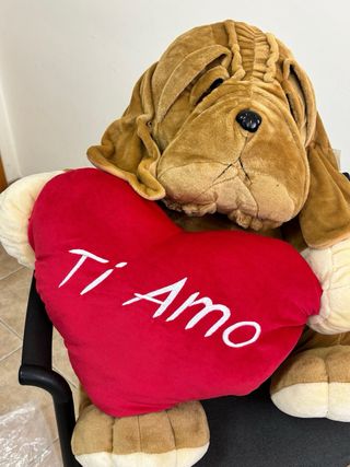 Peluche cane Dodo Ti Amo grande