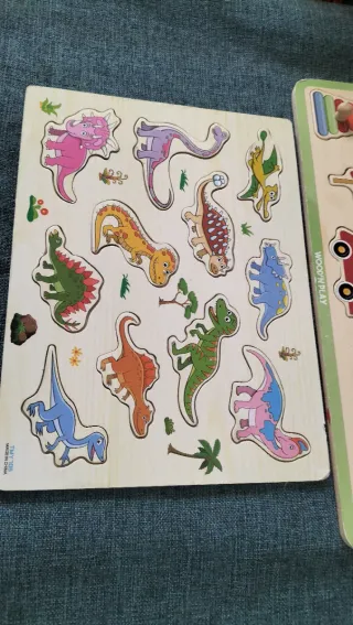 2 Puzzles Madera Infantil