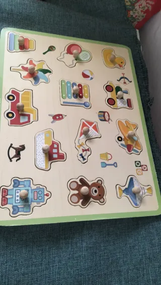 2 Puzzles Madera Infantil