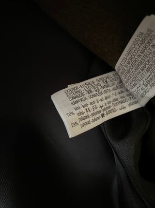 Abrigo Zara 70% lana