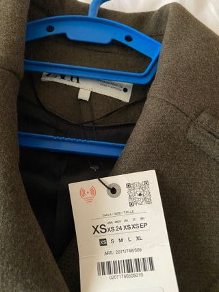 Abrigo Zara 70% lana