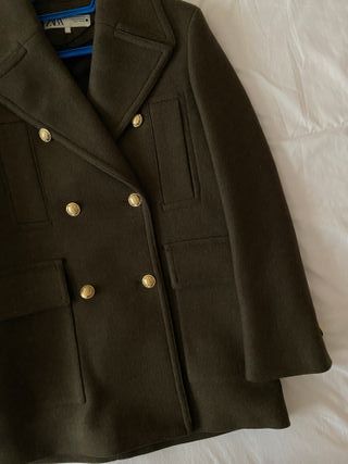 Abrigo Zara 70% lana