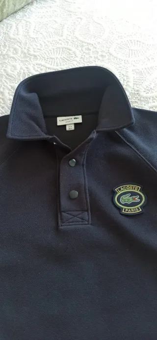 Polo Lacoste azul Nuevo