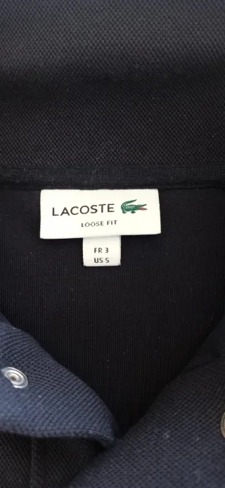 Polo Lacoste azul Nuevo