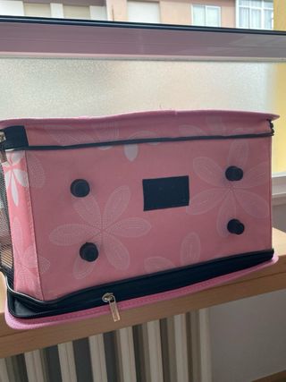 Transportín para mascotas rosa