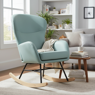 Mecedora HOMCOM Verde Claro