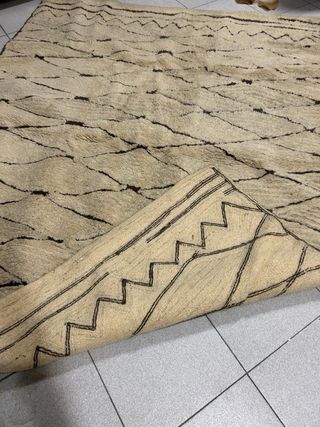 Alfombra Beige y Marrón