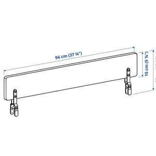 Barrera Cuna Cama Ikea Blanca