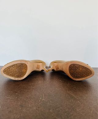 Scarpe Miss Dior donna tacco pelle verniciata 37.5