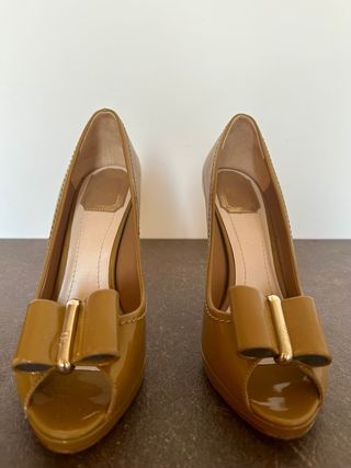 Scarpe Miss Dior donna tacco pelle verniciata 37.5