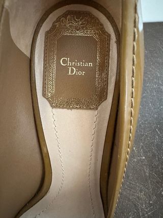 Scarpe Miss Dior donna tacco pelle verniciata 37.5