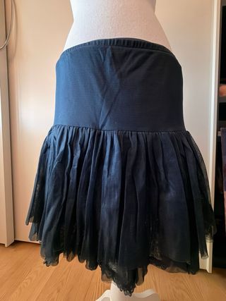 Gonna in tulle Merci nera taglia unica