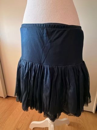 Gonna in tulle Merci nera taglia unica