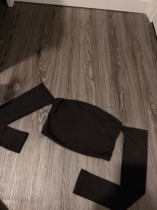 Top ajustado manga larga mujer