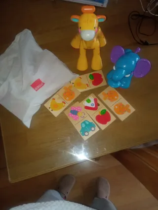 Juguetes mordedores +juego de madera