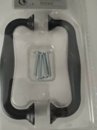 2 Tiradores Hierro Negros