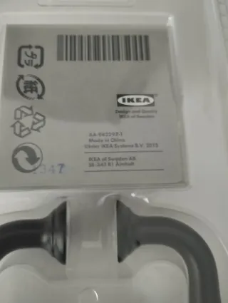 2 Tiradores Hierro Negros