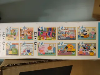 Pack 10 Puzzles Peppa Pig 48-35-20 Piezas