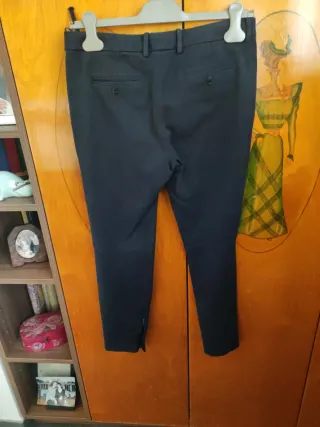 Pantalones blu mujer