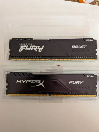 Memoria RAM DDR4 16GB Kingston Fury Beast