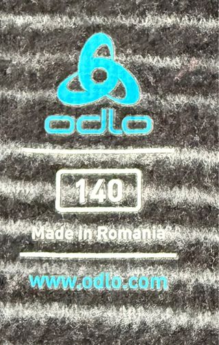 Camiseta térmica ODLO niño 140cm rayas