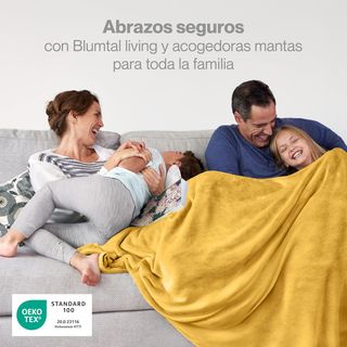 Blumtal Mantas para Sofá de Franela Suave y Acolch