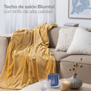 Blumtal Mantas para Sofá de Franela Suave y Acolch